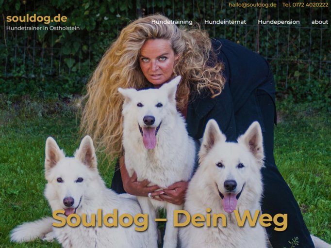 Zur Website souldog.de - von Hundetrainerin Saskya